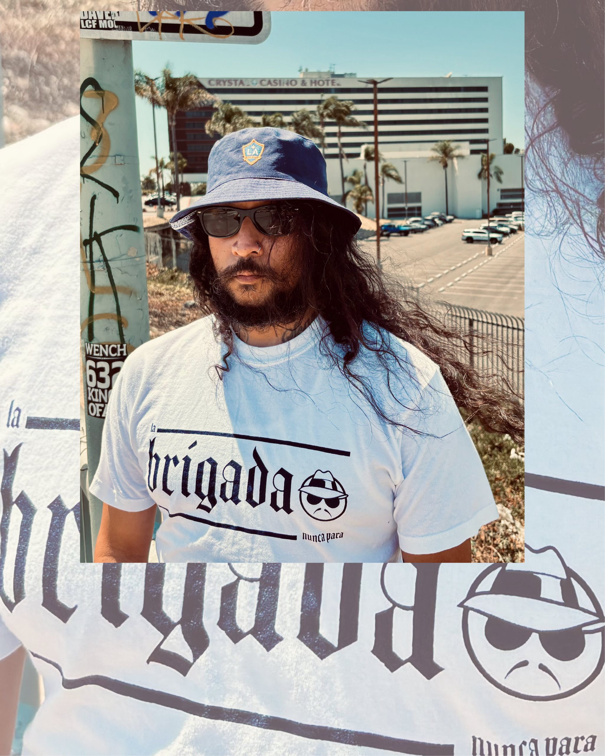 White Brigada Nunca Para Tee